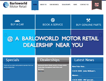 Tablet Screenshot of barloworldmotor.com